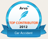 Avvo car accidents top contributor