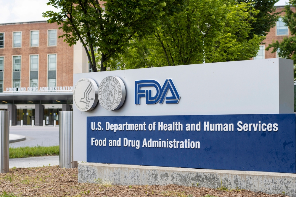 FDA sign outside government facility