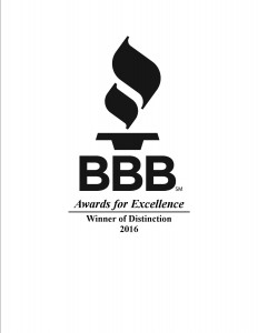 BBB Winner of Distinction 2016